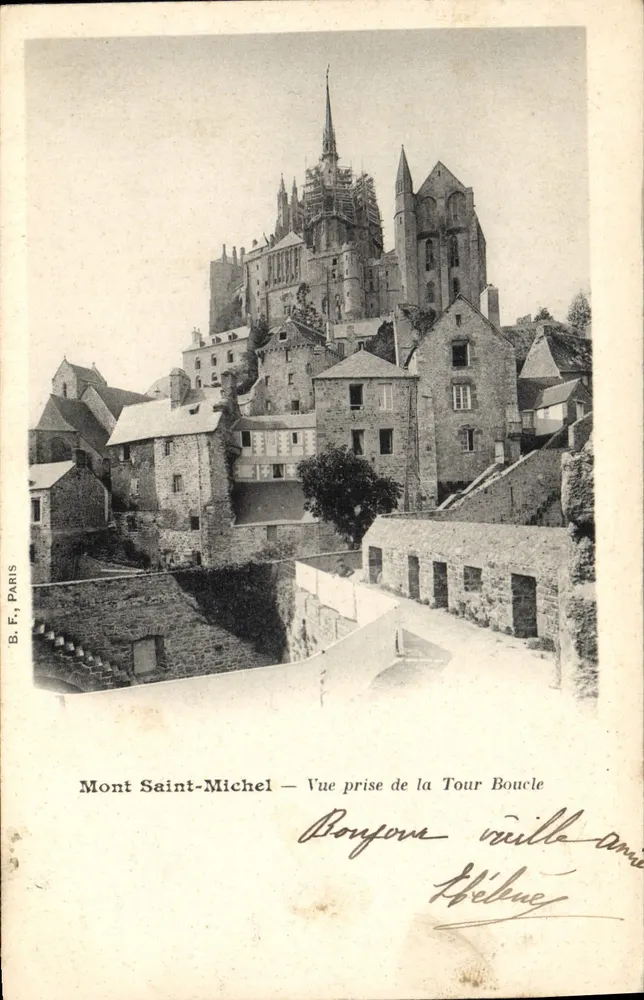 Mont Saint-Michel — Ansicht vom Tour Boucle — B.F. PARIS - Vorderseite