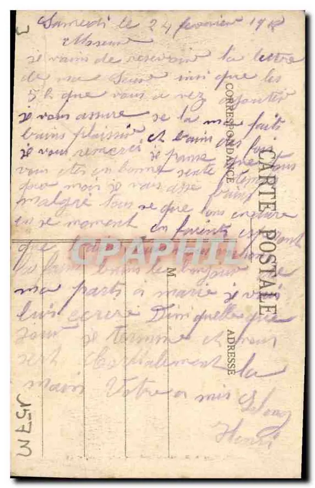 NANCY - Aufnahme der Altstadt — Verlag: Reunies du Nancy, Nr. 37 - Rückseite