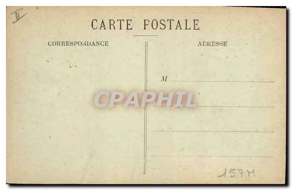 NANCY — Een laan van de Pépinière — Fototype A. Humblot et Cie, n°28 - Achterkant
