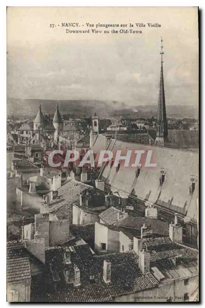 NANCY — Aufnahme der Altstadt — Imprimeries Réunies de Nancy, Nr. 37 - Vorderseite