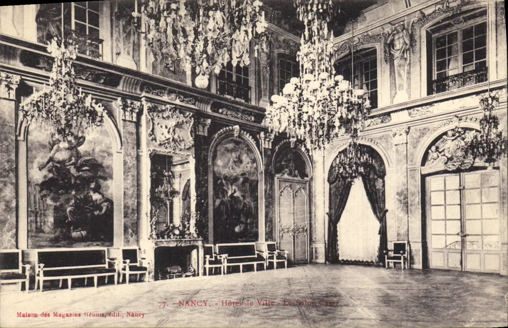 NANCY - Rathaus - Der Quadratssaal — Maison des Magasins Réunis, Verlag, Nancy - Vorderseite