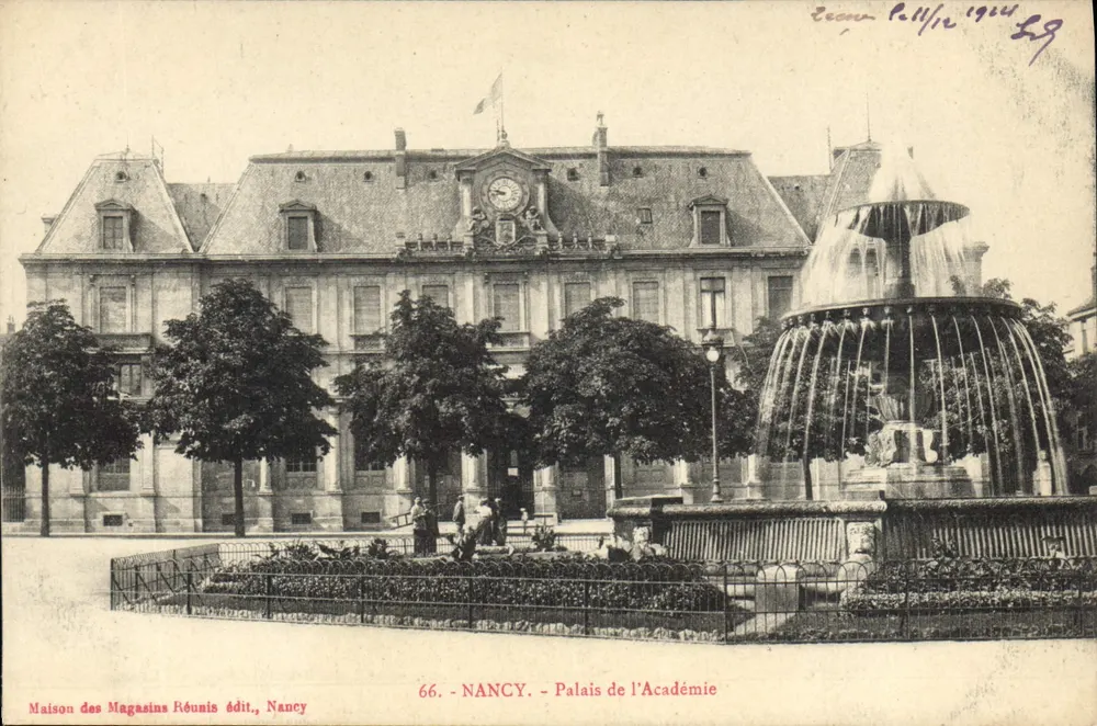 NANCY - Palácio da Academia — Maison des Magasins Réunis editor, Nancy, n°66 - Frente