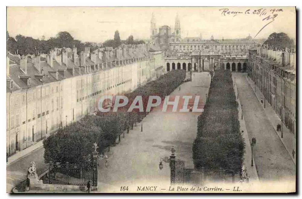 NANCY — A Place de la Carrière — LL. — n° 164 - Frente