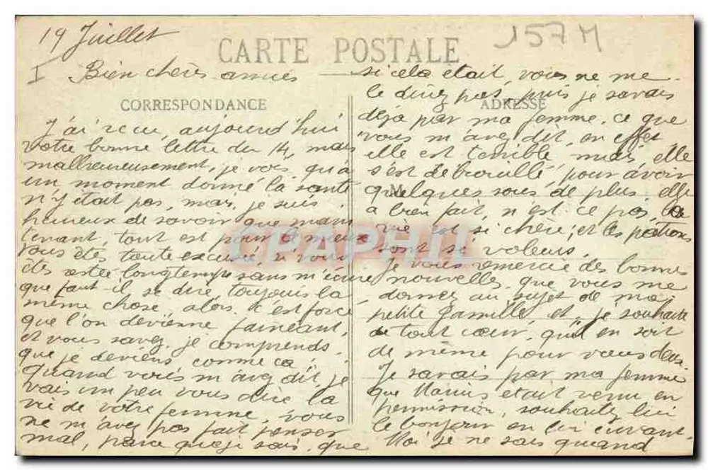 NANCY - Die Kathedrale, Aufnahme vom Rathaus — Imp. H. Léonard de Nancy, n°39 - Rückseite
