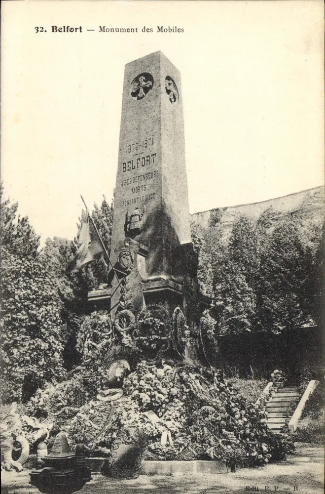 Belfort — Denkmal der Mobilisierung — Verlag B.P. - D. - Vorderseite