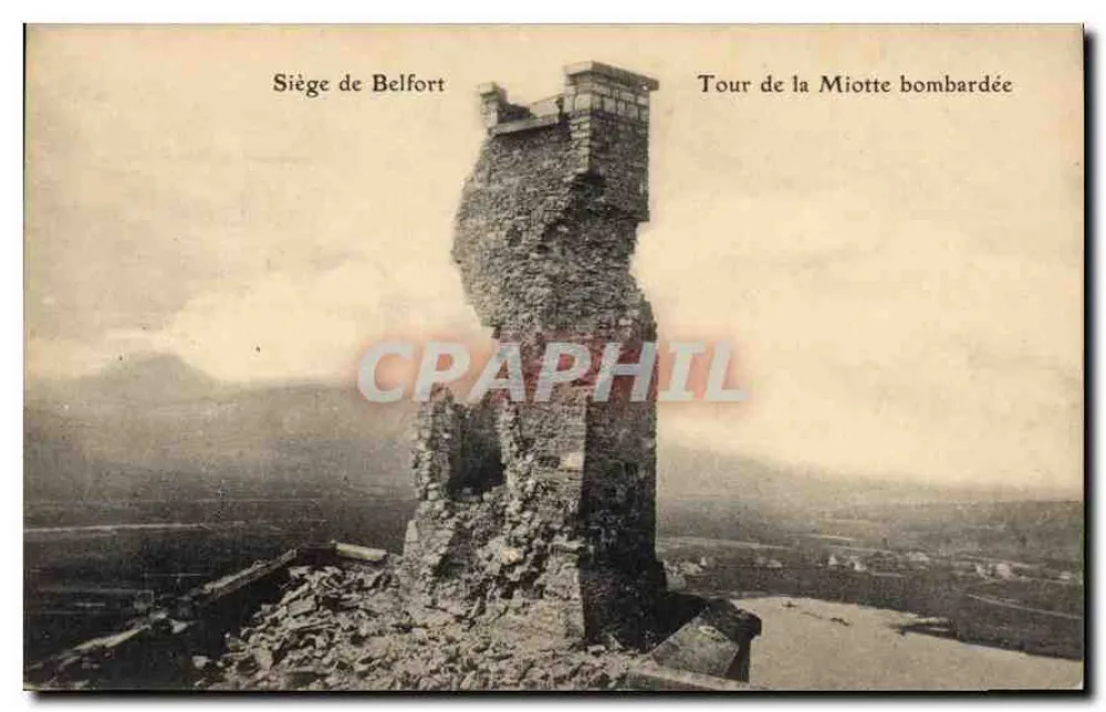 Bomber Tour de la Miotte — Belagerung von Belfort — unbekannter Verlag - Vorderseite