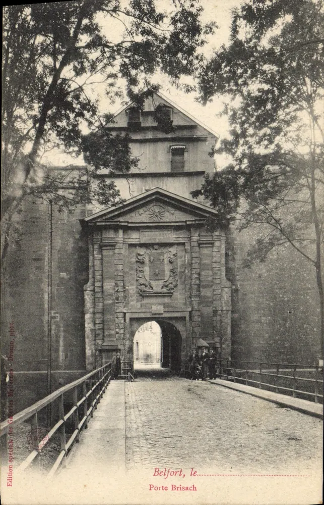 Belfort, a Porta Brisach — Edição especial das Galerias Brousse, fot. Bruain - Frente