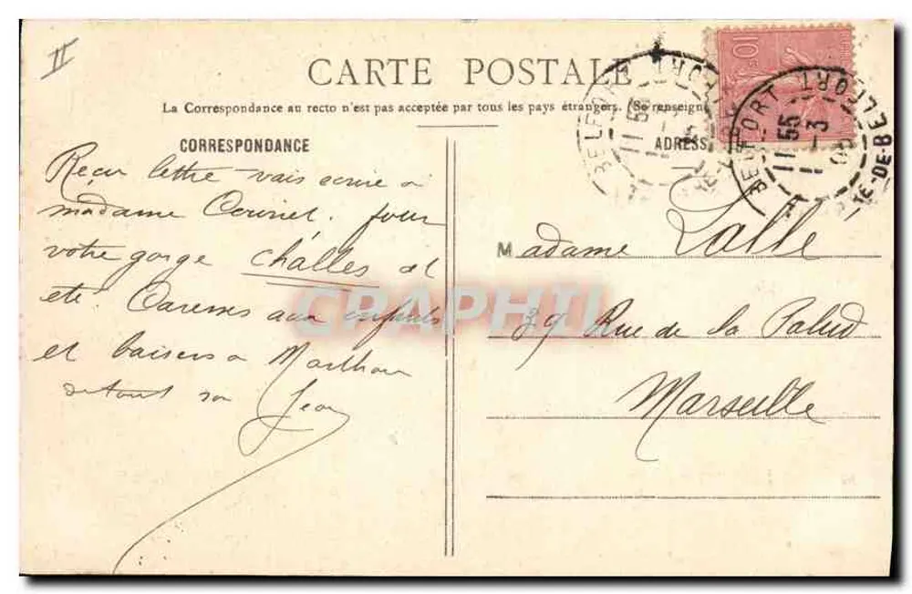 Belfort, a Porta Brisach — Edição especial das Galerias Brousse, fot. Bruain - Verso