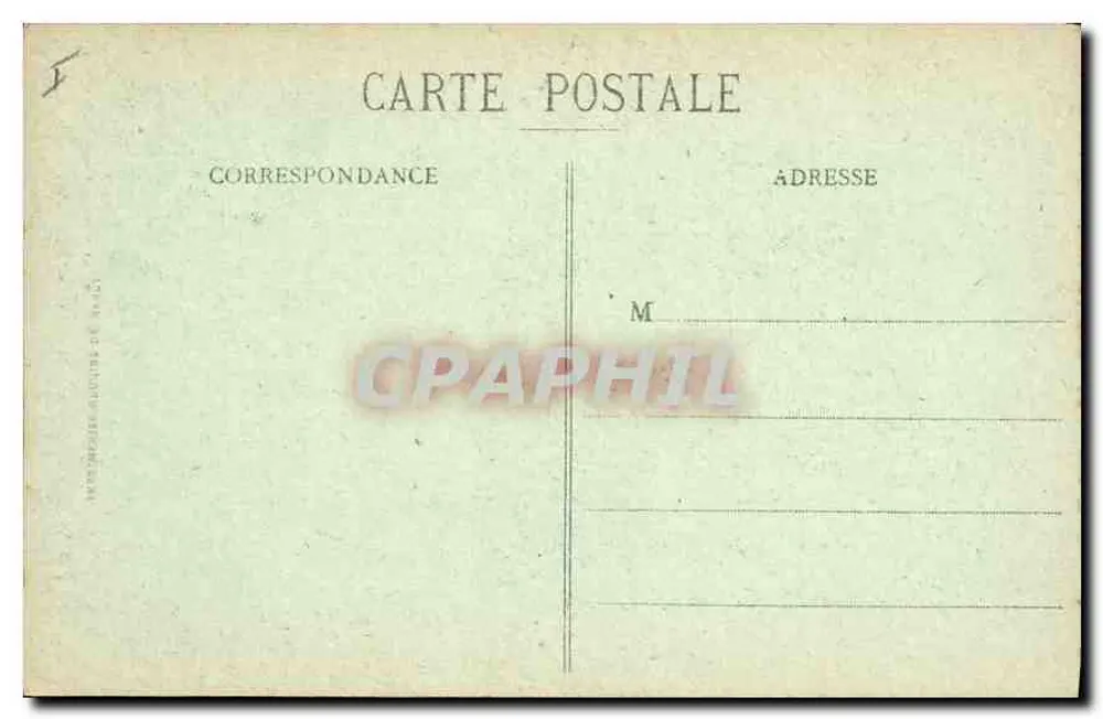 Belfort — O Monumento dos Três-Sentados (Obra de Bartholdi) — Edição E. Mayer, 49, Faub. de France, Belfort - Verso
