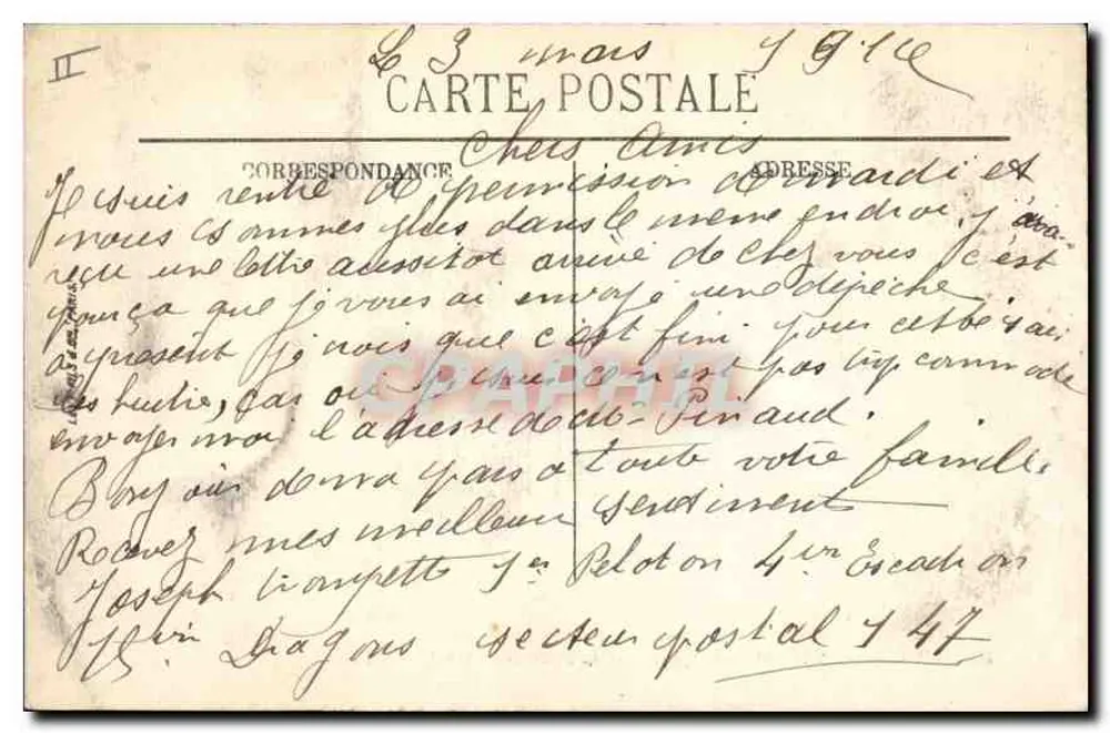 Belfort — Place de la République und Boulevard Carnot — LL. - Rückseite