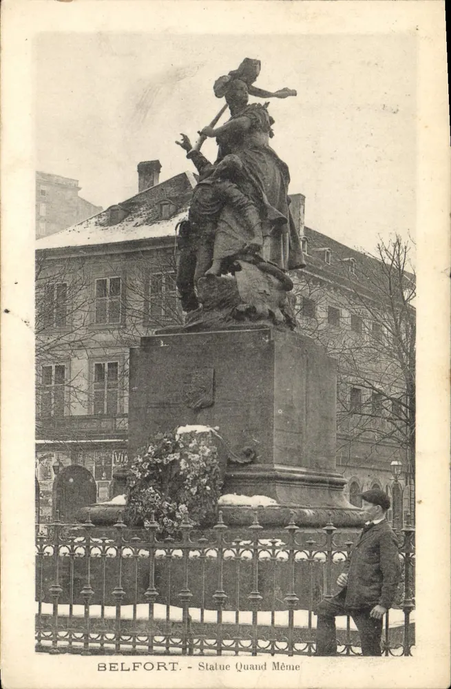 Belfort - Estátua Quand Même — editor não identificado, número de série não visível - Frente