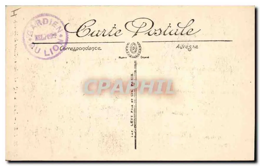 Belfort — A Estátua « Quand Même » (Obra de Mercié) — n°21 - Verso