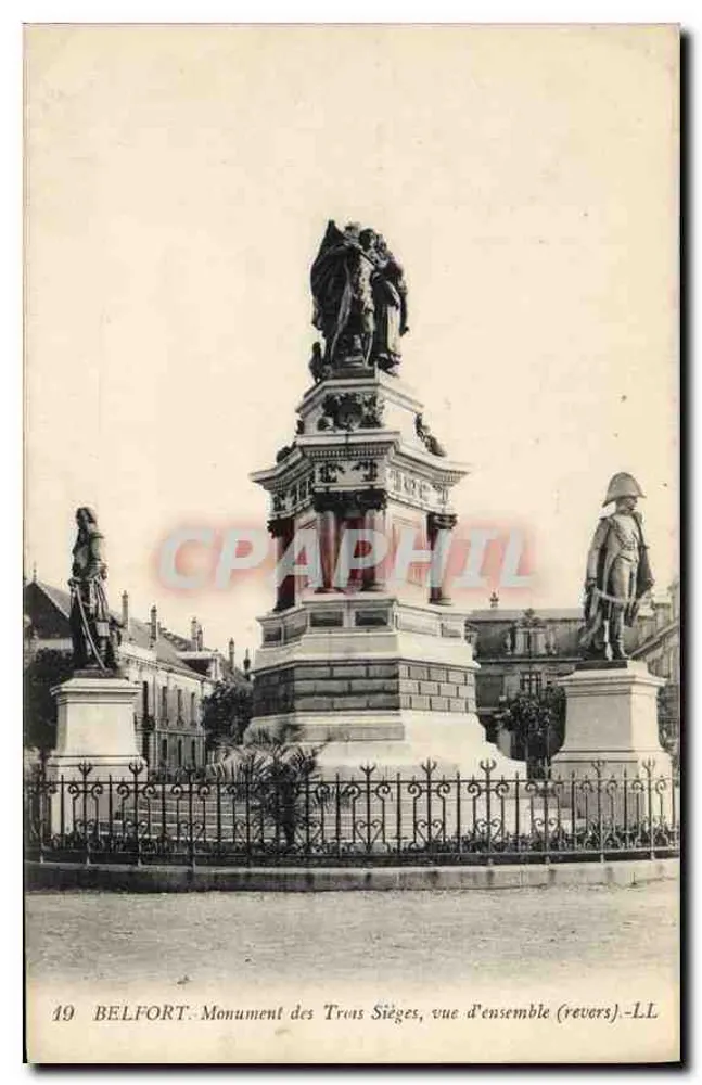 Belfort - Monumento dos Três Assedios - vista geral - Frente