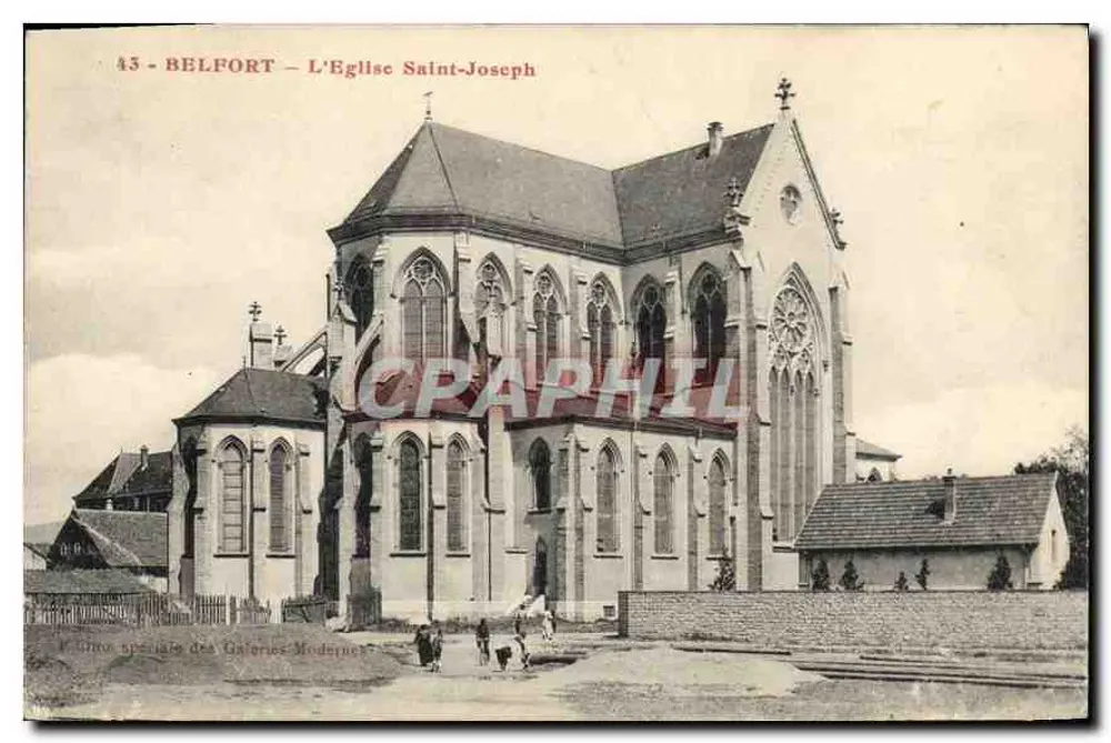 Belfort — A Igreja de São José — Edição das Galerias Modernas, n°45 - Frente