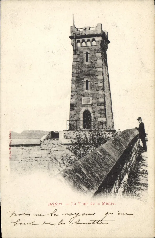Belfort — A Torre da Miotte — Editor Émile J. Miot - Frente
