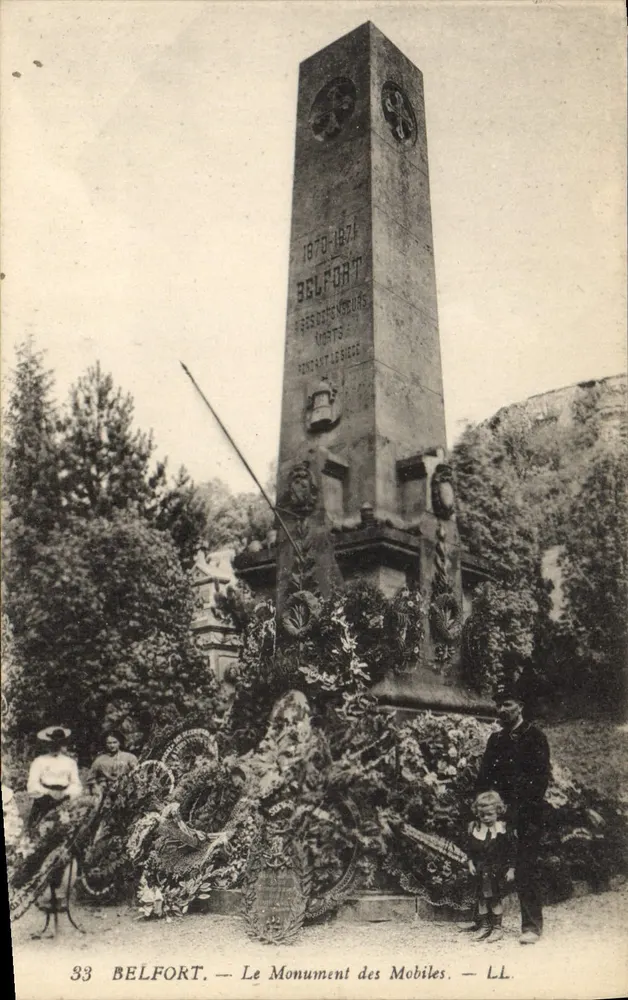Belfort — El Monumento de los Mobiles — LL. n°33 - Anverso