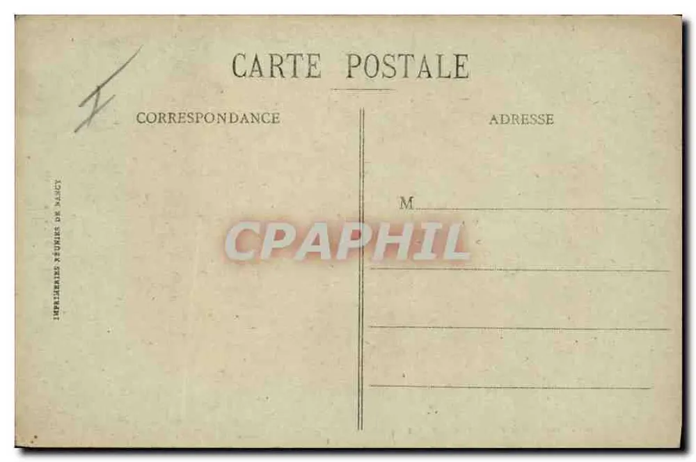 Belfort - La Miotte — Torre de pedra com homem em uniforme — Edição E. Mayer, Belfort - Verso
