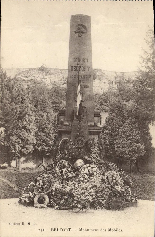 Belfort — Monumento dos Mobiles — Edição E. M. B. n° 252 - Frente