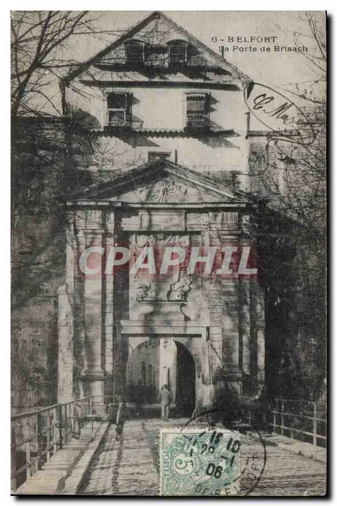 Belfort — A Porta de Brisach — editor não visível - Frente