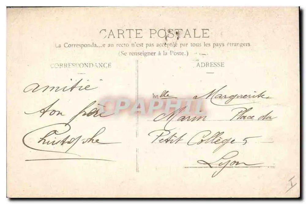 Belfort — A Porta de Brisach — editor não visível - Verso