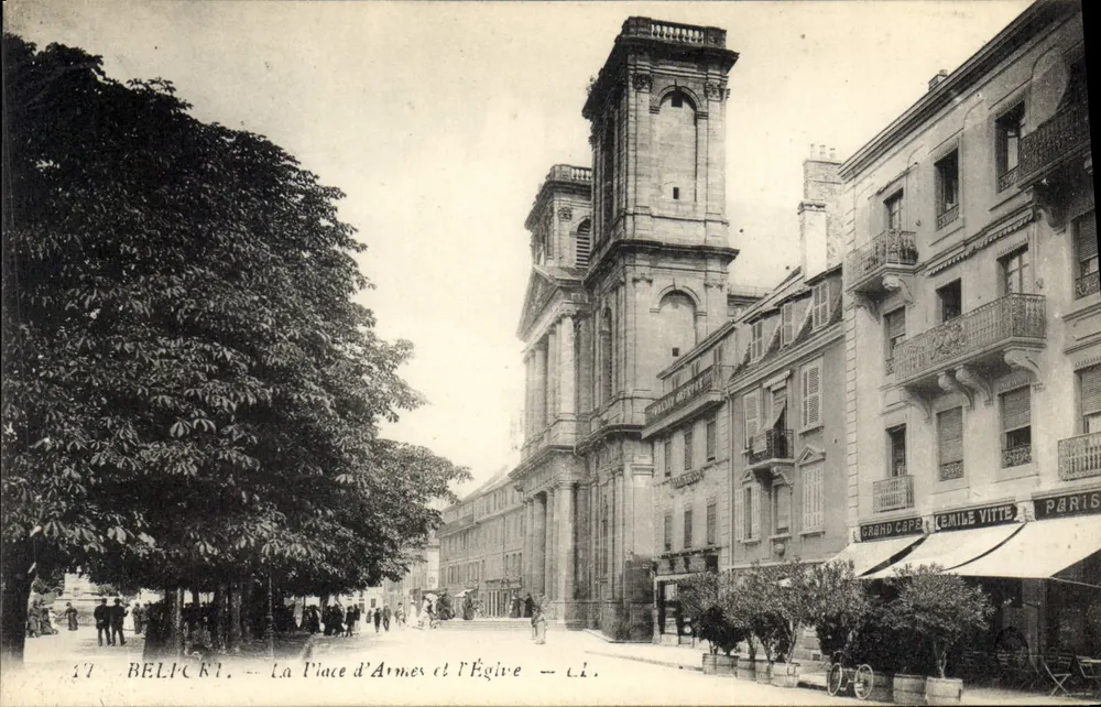 Bellicourt — Die Place d'Armes und die Kirche — Verlag L.L. - Vorderseite
