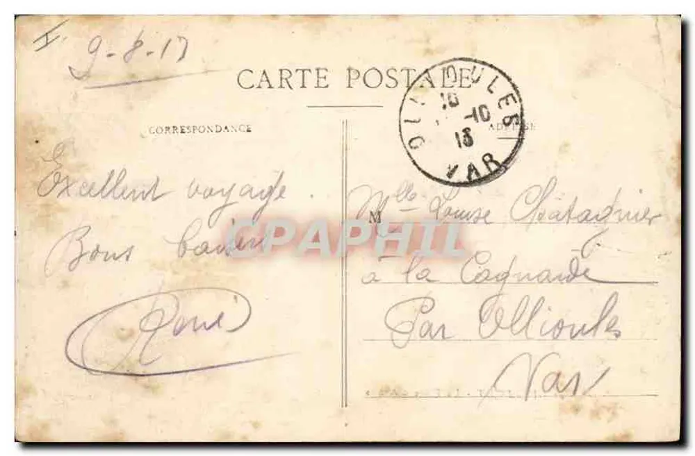 Belfort — A Praça das Armas — Monumento aos Defensores da República - Verso