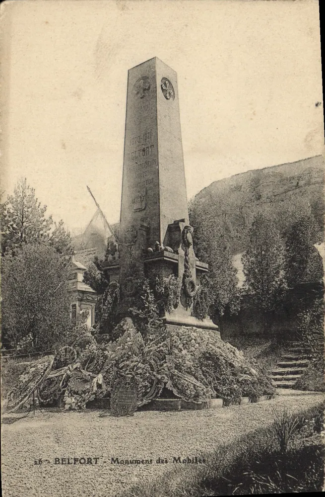 Belfort - Monumento dos Mobilizados — 1870-1871 — editor não identificado, n° 26 - Frente