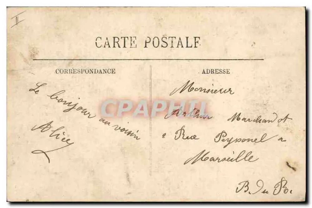 Belfort - A Estátua 'Quand même' (Obra de Mercier) - Editor Y.L. n°22 - Verso