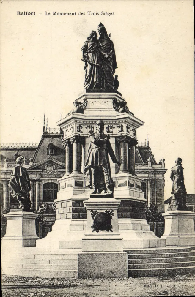 Belfort — O Monumento dos Três Sítios — Editor P.P.-B. - Frente