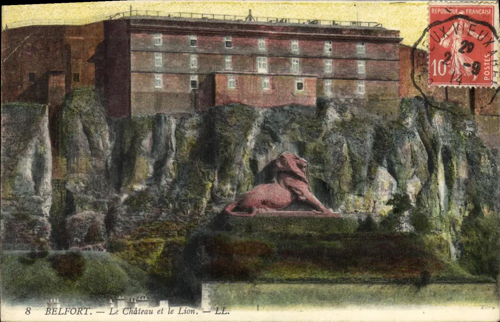 Belfort — Schloss und Löwe — LL. - Vorderseite