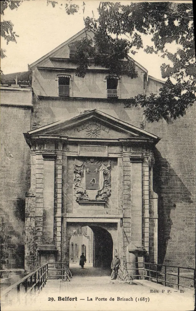 Belfort — A Porta de Brisach (1687) — Édit P.P. — n°29 - Frente