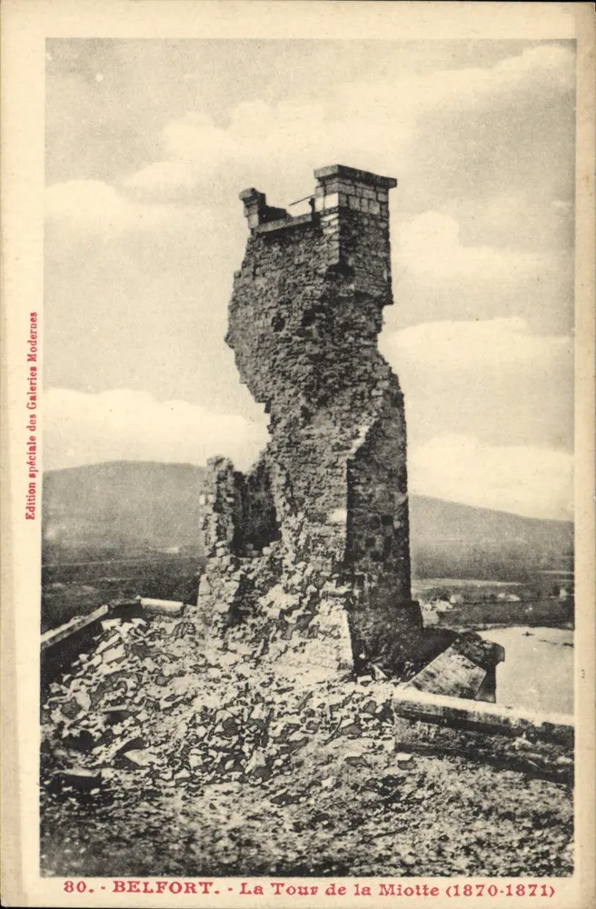 Belfort — Die Miotte-Turm (1870-1871) — Sonderausgabe der Galeries Modernes, n°80 - Vorderseite