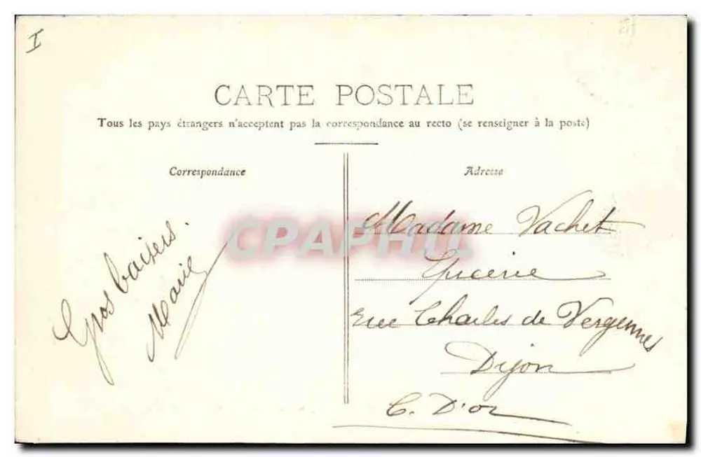 Belfort — O Leão, obra de Bartholdi (17 metros de comprimento por 11 de altura) — 1870-71 - Verso