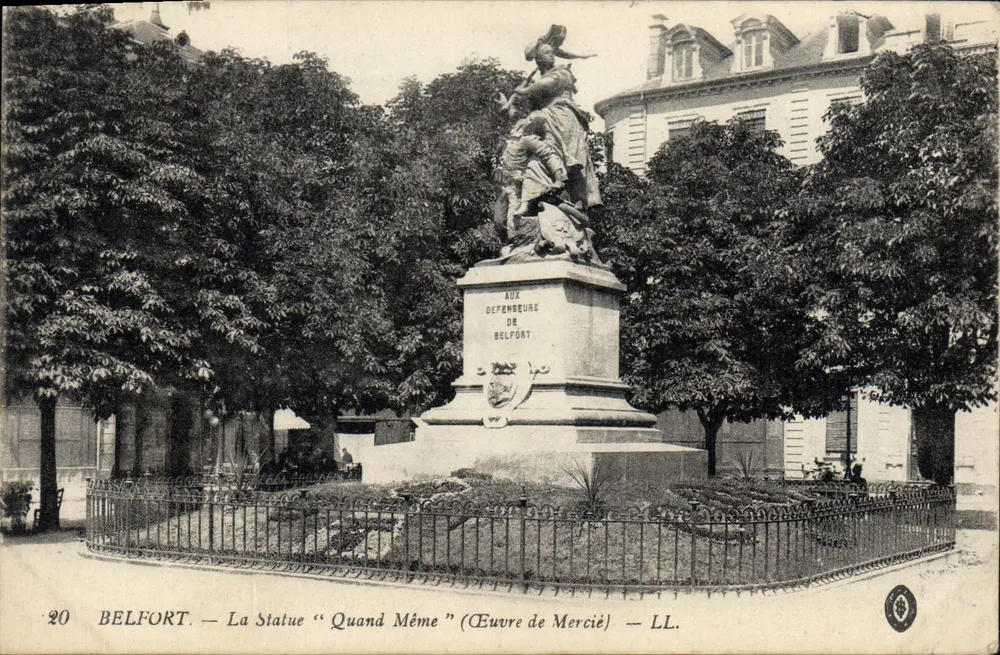 Belfort — Die Statue « Quand Même » (Werk von Mercié) — LL. - Vorderseite