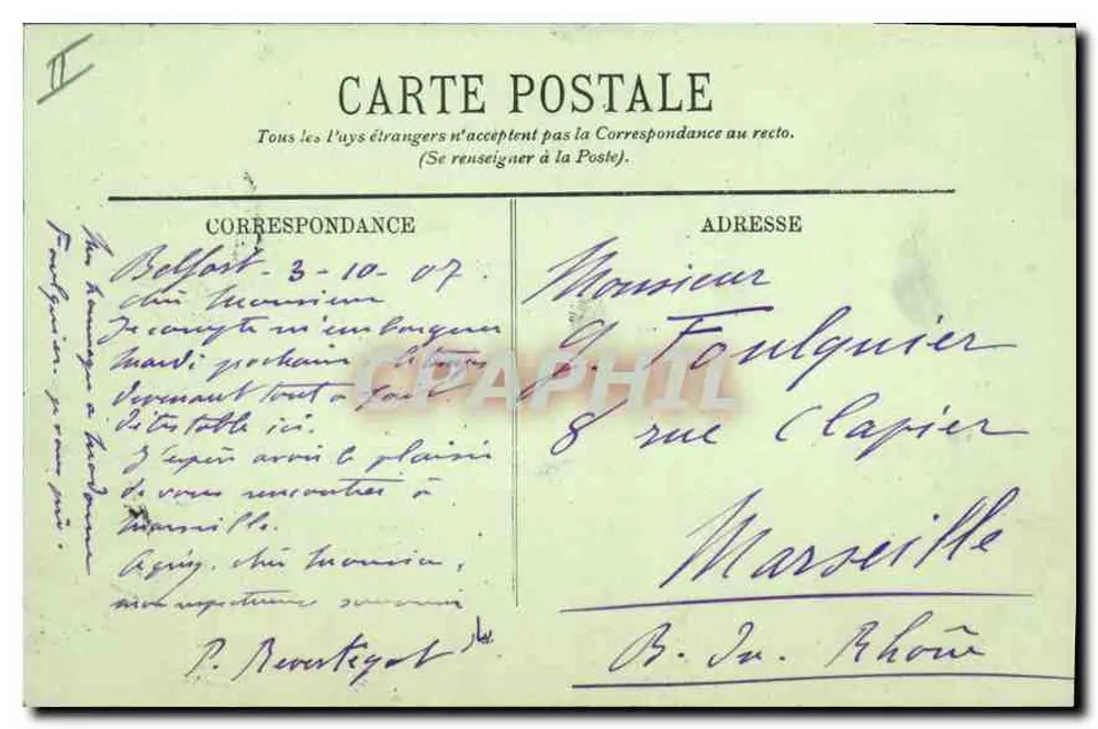 Belfort — A Miotte e a Vale — LL. - Verso