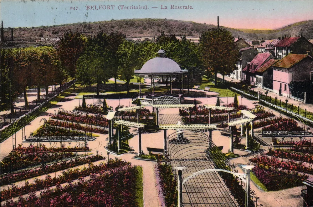 Belfort (Territoire) — A Roseraie — Editor Il Adain, n° 247 - Frente