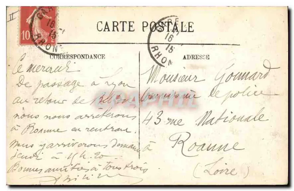 Belfort — Place de la République — LL. - Verso