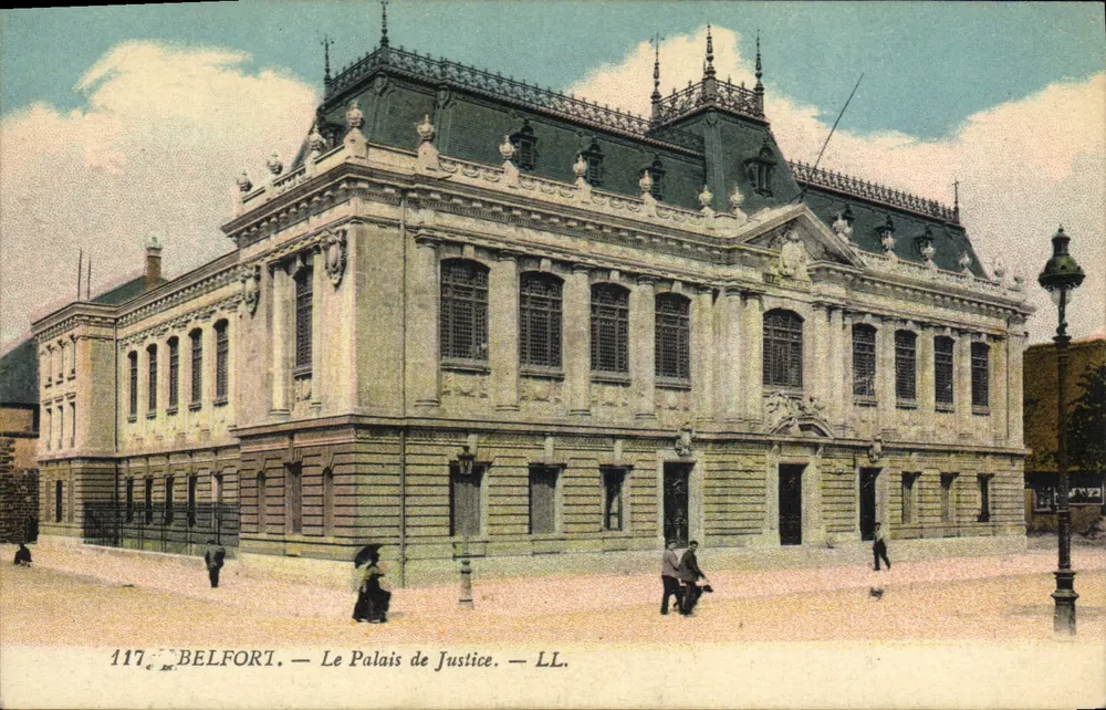 Belfort — Le Palais de Justice — LL. — n° 117 - Frente