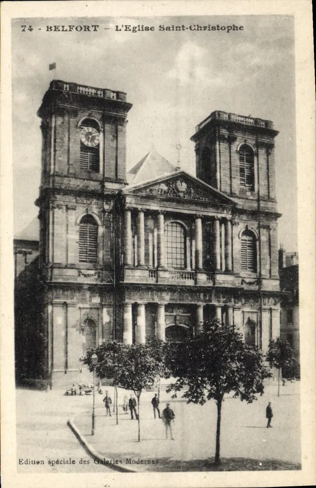 Belfort — A Igreja de São Cristóvão — Edição especial das Galerias Modernas - Frente