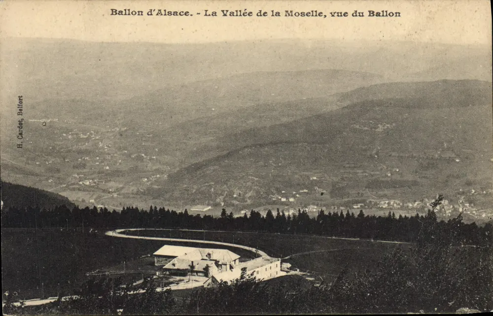 Ballon von Elsass - Blick auf das Tal der Mosel vom Ballon — H. Cardon, Belfort - Vorderseite
