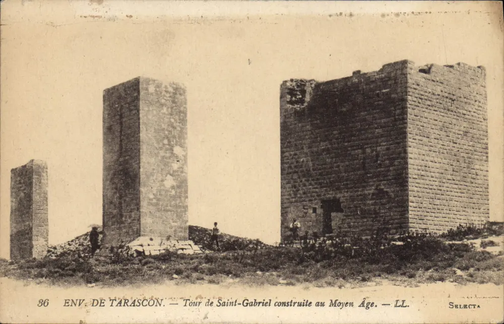 Umgebung von Tarascon — Turm von Saint-Gabriel aus dem Mittelalter — LL. Selecta - Vorderseite