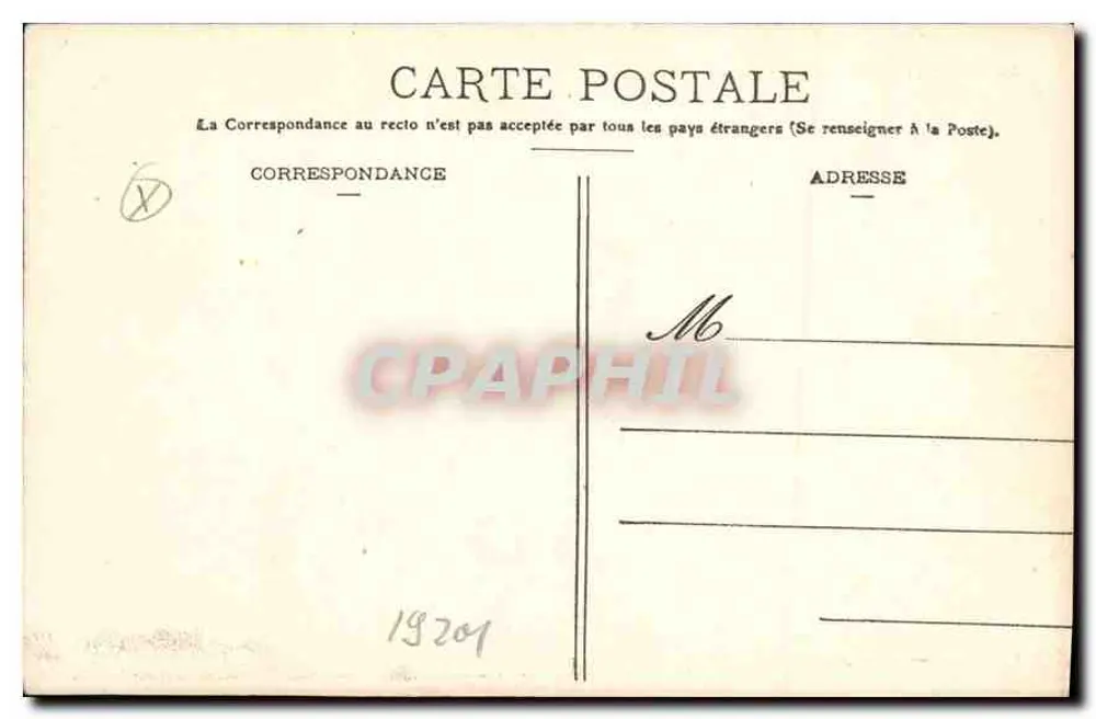 Aix-en-Provence — Monumentale Fontäne — Sammlung Jaussaud, n°120 - Rückseite