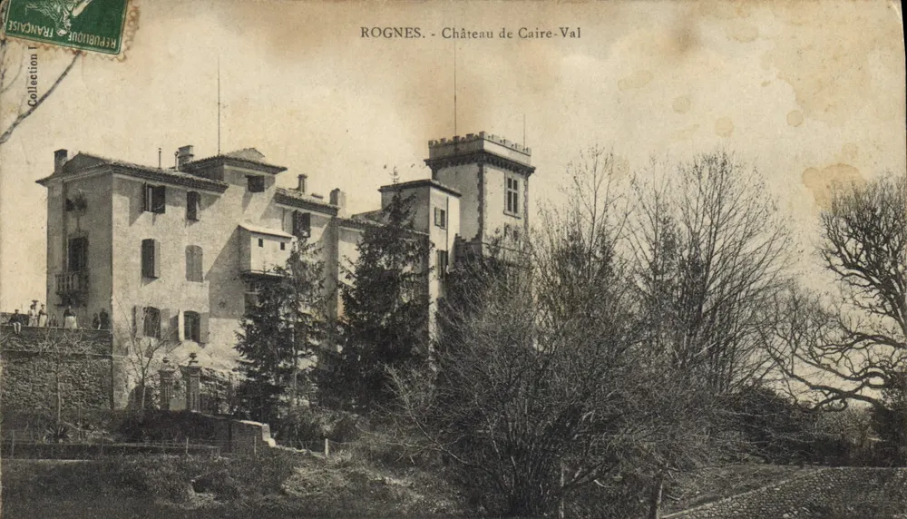 Rognes - Castelo de Caire-Val — Coleção Francesa - Frente