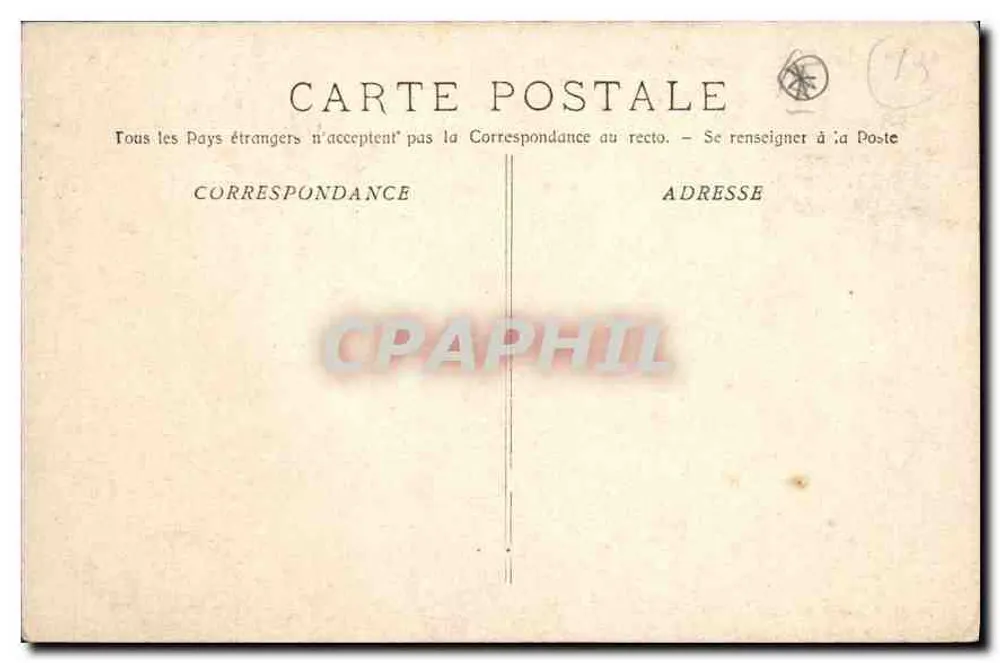 Les Baux — Römische Villa & Turm Sarrasine — Serie 621 bis — Verleger Drucker in Marseille - Rückseite