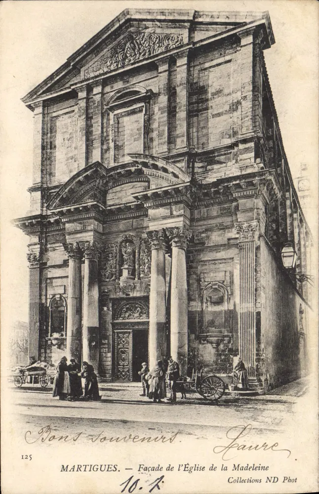 Martigues — Fassade der Kirche der Madeleine — Collections ND Phot - Vorderseite