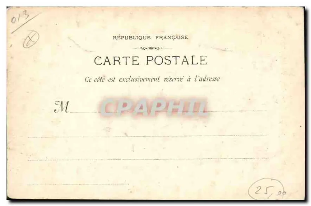 Arles - A Praça da República — E. Lacour, fot. Marselha, n°228 - Verso