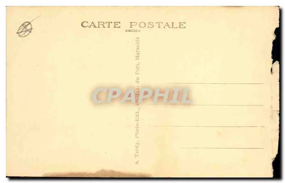Gémenos (B.-du-R.) - Die Kirche aus dem Viertel Versailles gesehen — Verlag Tardy - Rückseite