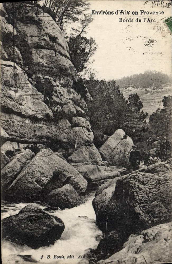 Margens do Arco — Ao redor de Aix-en-Provence — J. B. Bouis, editor Aix - Frente