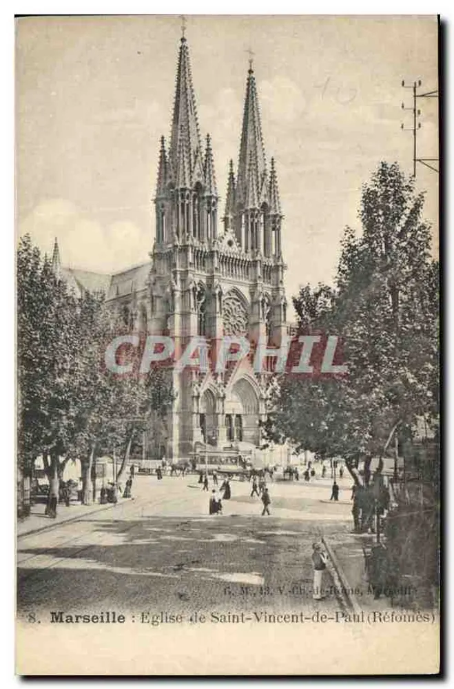 Marseille : Kirche Saint-Vincent-de-Paul (Reformiert) - Vorderseite