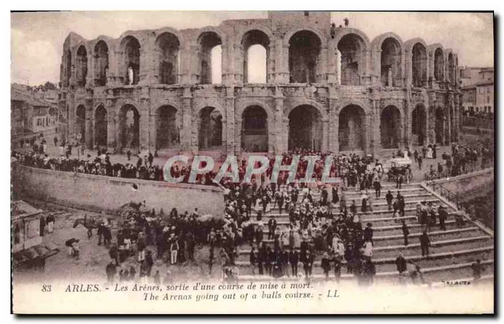 Arles — Le Arène, uscita da una corsa di morte — LL, n°83 - Recto